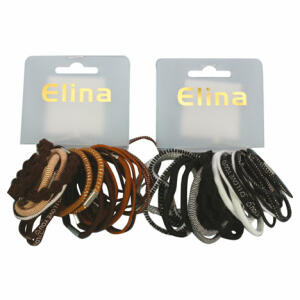 Haargummi Elina 24er versch.Stärken bra./schw.