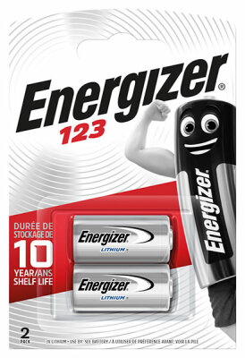ENERGIZER Batterie EL123AP / CR17345 Lithium Photo 3Volt 2 Stück