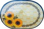 Platzdeckchen Sonnenblume oval 43,5x28cm