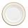 Teller Gold 8er-Set ø 21cm, weiß