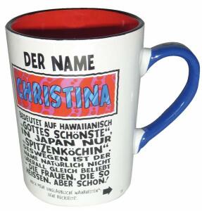Weltbester Becher Christina