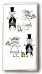 Motiv Taschentuch FSC-Mix 10 Stck. Just married