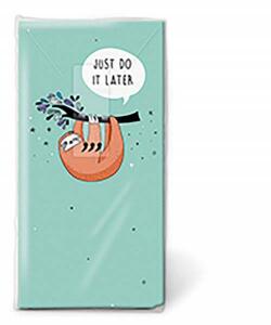 Motiv Taschentuch FSC-Mix 10 Stück Just do it later