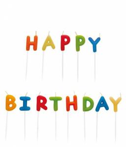 Geburtstagskerzen Set 550114 Happy Birthday