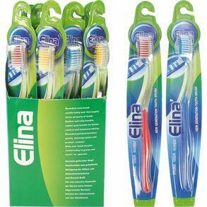 Zahnbürste Elina Double Color farbig sortiert
