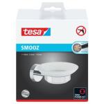 tesa Ablagekorb Seife - Metall chrom/Glas satiniert