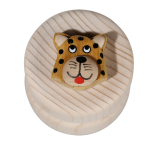 OOTB Naturholz-Milchzahndose Animals