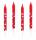 10 Kerzen Lovely Moments rot, 7,5 cm