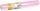 Deko Band Textilfaser 5mx12cm auf Rolle rosa