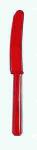 Messer rosa 10er, Plastik 17,1 cm