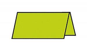 Tischkarte hellgrün 148x105mm 5 Stück