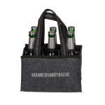 OOTB Graue Männerhandtasche mit 6 Fächern