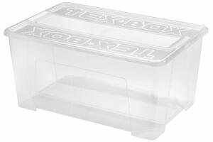 TexBox transparent+Deckel 57 x 38 x 27,2cm