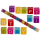 OOTB Farbiger Kerzenblock mit Schrift Happy Birthday