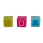 OOTB Farbiger Kerzenblock mit Schrift Happy Birthday