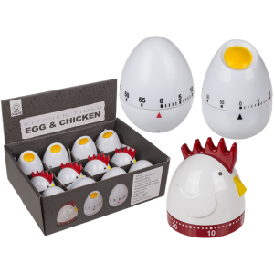 OOTB Kurzzeitwecker Egg & Chicken ca. 8 x 7 cm