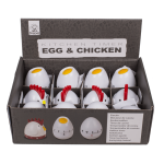 OOTB Kurzzeitwecker Egg & Chicken ca. 8 x 7 cm