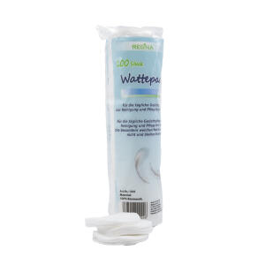 Wattepads 100er 100% Baumwolle