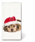 Motiv Taschentuch FSC-Mix 10 Stück, Sweet Santa dog