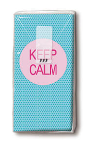 Motiv Taschentuch FSC-Mix 10 Stck.,Keep calm