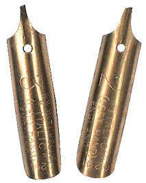 Standardgraph ITALIC Set 6 verschiedene weiche Federn links  geneigt 2 Reservoirs und Federhalter 1 Stück