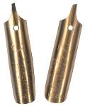 ITALIC Set 6 verschiedene weiche Federn links geneigt und...