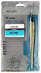 Standardgraph MANGA DIP PENS Set 6 extra feine Federn und 2 Federhalter 1 Stück