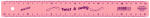 Standardgraph Twist & Swing Lineal PASTELL 30 cm rosa 1 Stück