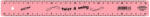 Standardgraph Twist & Swing Lineal PASTELL 30 cm rosa 1 Stück