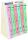 Standardgraph Twist & Swing Lineal PASTELL 30 cm 72er Display
