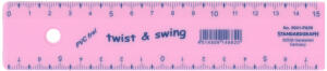 Standardgraph Twist & Swing Lineal PASTELL 15 cm lila 1 Stück