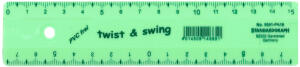 Standardgraph Twist & Swing Lineal PASTELL 15 cm minze 1 Stück