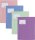 4 Brunnen Marken-Schnellhefter A4 Hartplastik transluzent Fact!pp extra stark pastellfarben