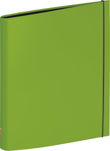 Ringbuch Colour Code A4, stabiler Karton, 20 mm, 2 Ringe, grün / kiwi