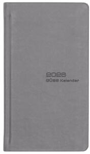 2026 GÜSS Taschenkalender, 1W.= 2S., Einband Tucson grau
