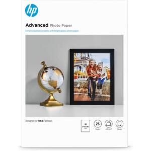 Hewlett Packard (HP) Advanced- Fotopapier - A4, hochglänzend, 250 g/qm, 25 Blatt