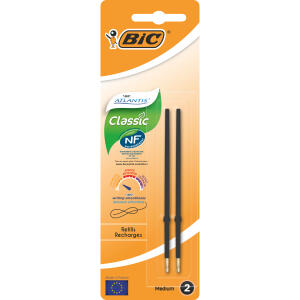 Bic Kugelschreibermine X-Smooth 0,4mm schwarz Blister 2St