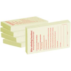 BIZSTIX Haftnotizen "Bitte unbedingt beachten" - 55 x 75 mm, 5x 100 Blatt