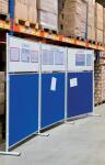 Stellwandtafel 120x120 blau FRANKEN EL-UTF12 03 Filz