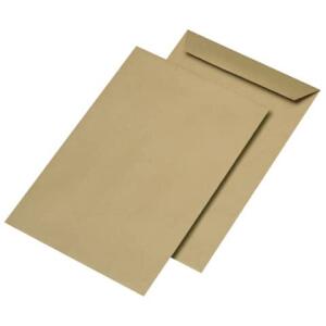 mayer-network Versandtaschen Recycling - C4 , ohne Fenster, gummiert, 90 g/qm, braun, 250 Stück