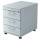 Hammerbacher Rollcontainer - 42,8 x 59 x 58 cm, 3 Schübe, Relinggriff, Grau