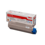 Lasertoner  cyan OKI 43872307