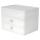 Smart-Box Plus Allison, 2 Schübe und Utensilienbox, snow white