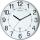 Unilux WAVE Wanduhr mit Funksteuerung metallgrau, Durchmesser: 30 cm, m. Batterie