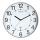 Unilux WAVE Wanduhr mit Funksteuerung metallgrau, Durchmesser: 30 cm, m. Batterie