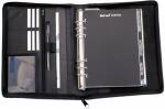 Zeitplaner A5 Leder schwarz BIND T 3-1 ohne Kalendarium RV