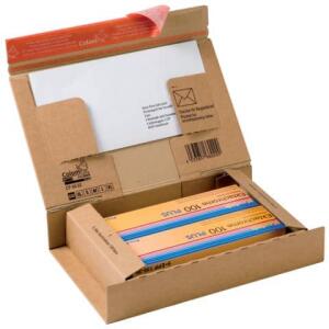 ColomPac Paket Versandkarton 262 x 165 x 50 mm, braun
