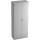 Hammerbacher Garderobenschrank - 80 x 200,4 x 42 cm, Konstruktionsboden/Kleiderstange/Sockelblende, Grau/Grau