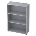 Hammerbacher Regal - 3OH, 33 cm tief, Grau
