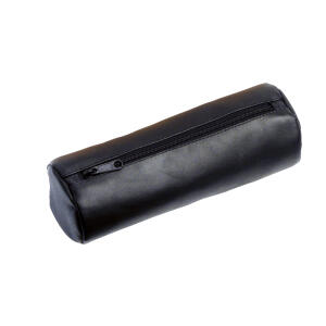 Schlamperrolle Leder schwarz 43018  XXL